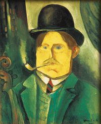 Image : Autoportrait, 1911, Vlaminck